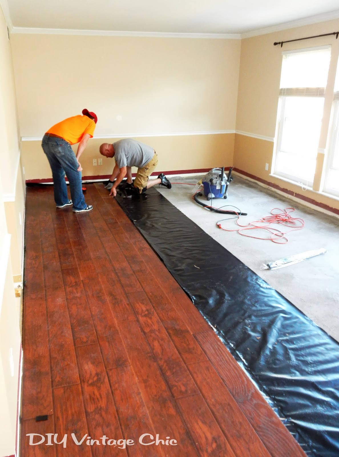 Best ideas about DIY Installing Laminate Flooring
. Save or Pin DIY Vintage Chic DIY Laminate Flooring Now.