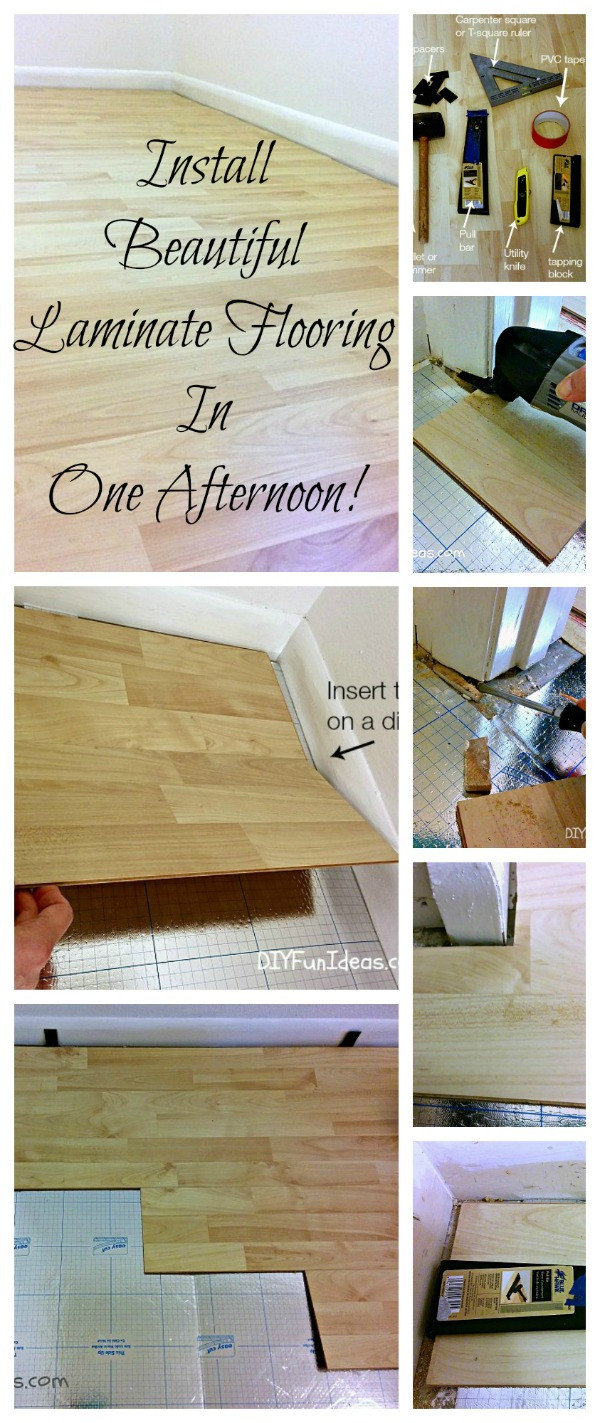 Best ideas about DIY Installing Laminate Flooring
. Save or Pin HOW TO INSTALL BEAUTIFUL LAMINATE FLOORS IN ONE AFTERNOON Now.