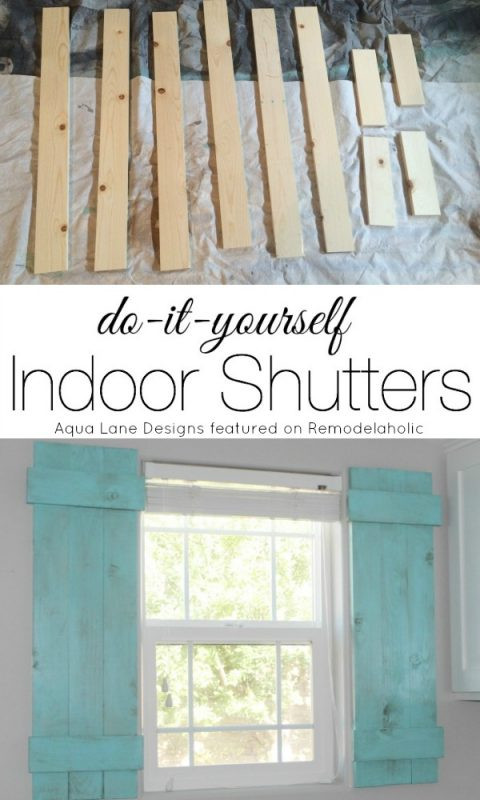 Best ideas about DIY Interior Shutters
. Save or Pin Remodelaholic Now.