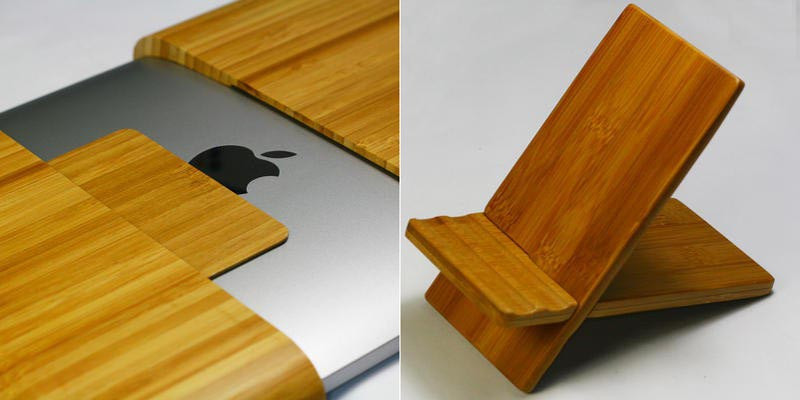 Best ideas about DIY Ipad Stand Wood
. Save or Pin Handmade Natural Bamboo Wooden iPad Case and Stand Now.