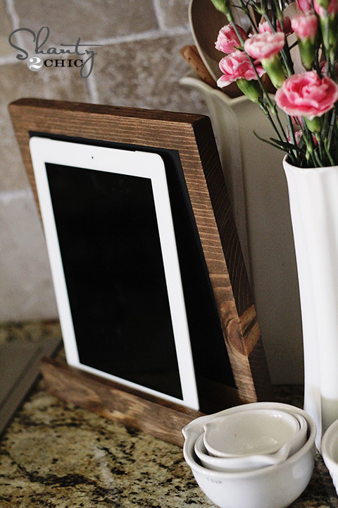 Best ideas about DIY Ipad Stand Wood
. Save or Pin iPad Display DIY Shanty 2 Chic Now.