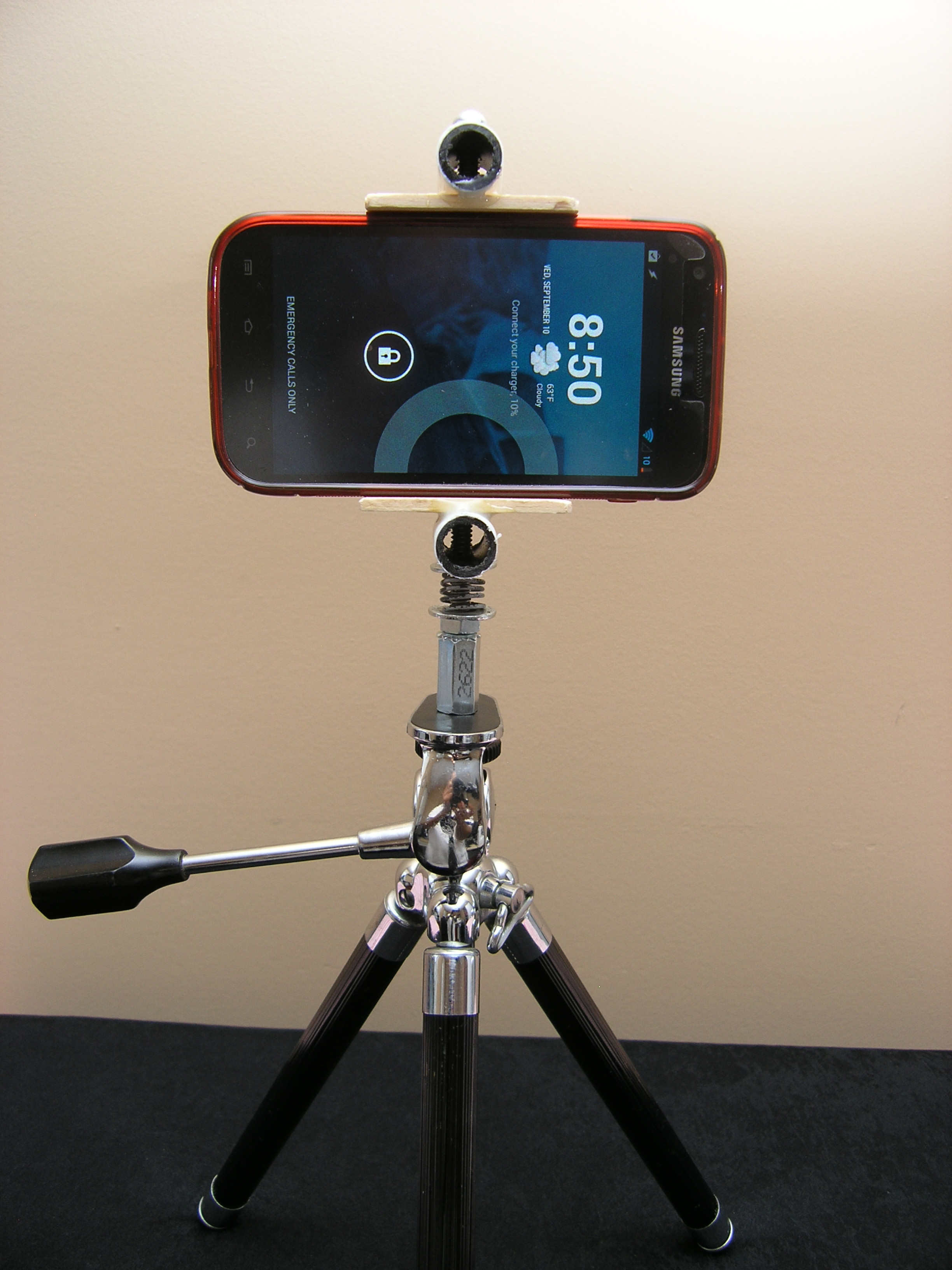 Best ideas about DIY Iphone Tripod
. Save or Pin DIY How to make your own Smartphone Tripod Mount iPhone Now.