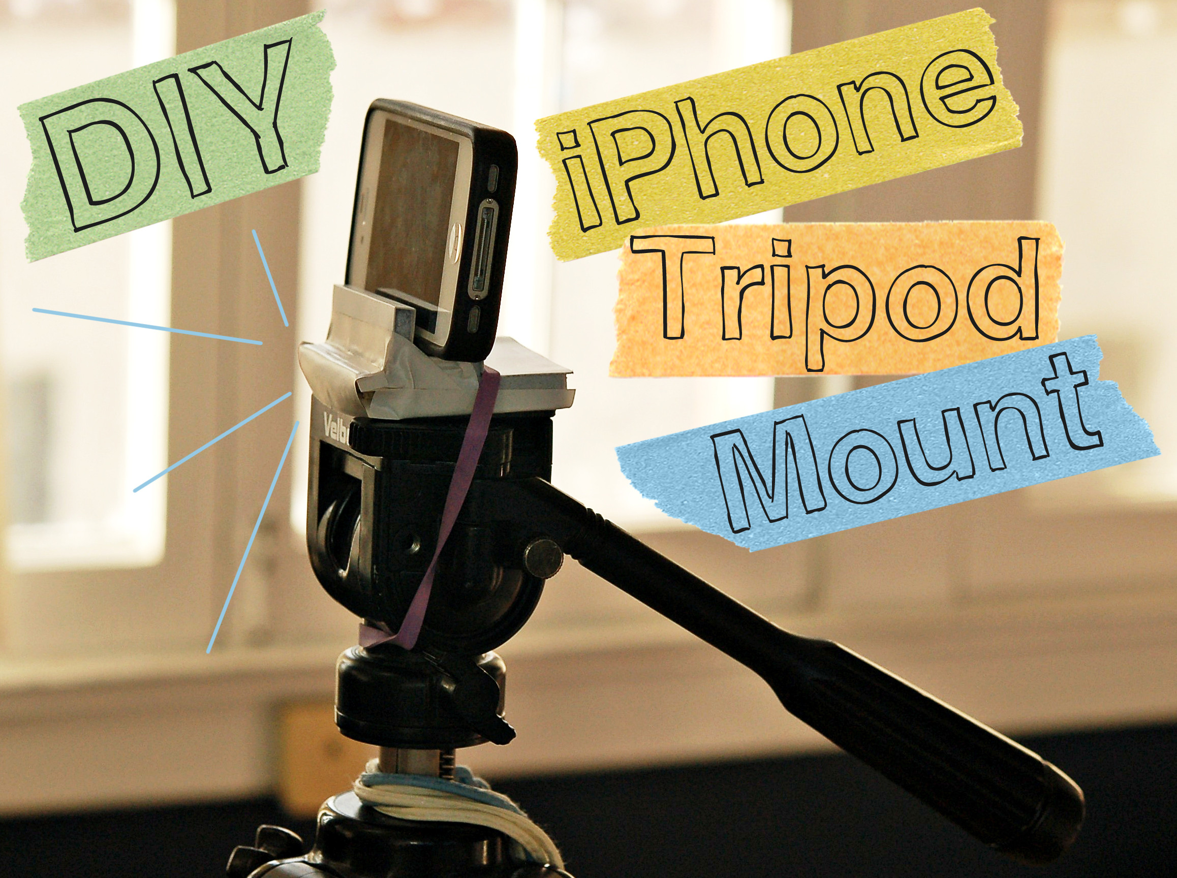 Best ideas about DIY Iphone Tripod
. Save or Pin DIY iPhone Tripod Mount – Einhorn Keinhorn Now.