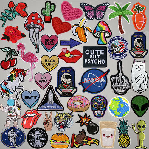 Best ideas about DIY Iron On Patches
. Save or Pin Set of Patch Embroidered Iron Patches Badge Bag Fabric Now.