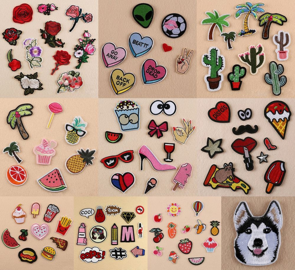 Best ideas about DIY Iron On Patches
. Save or Pin 10 Style DIY Embroidered Iron on Patch Clothes Fabric Now.