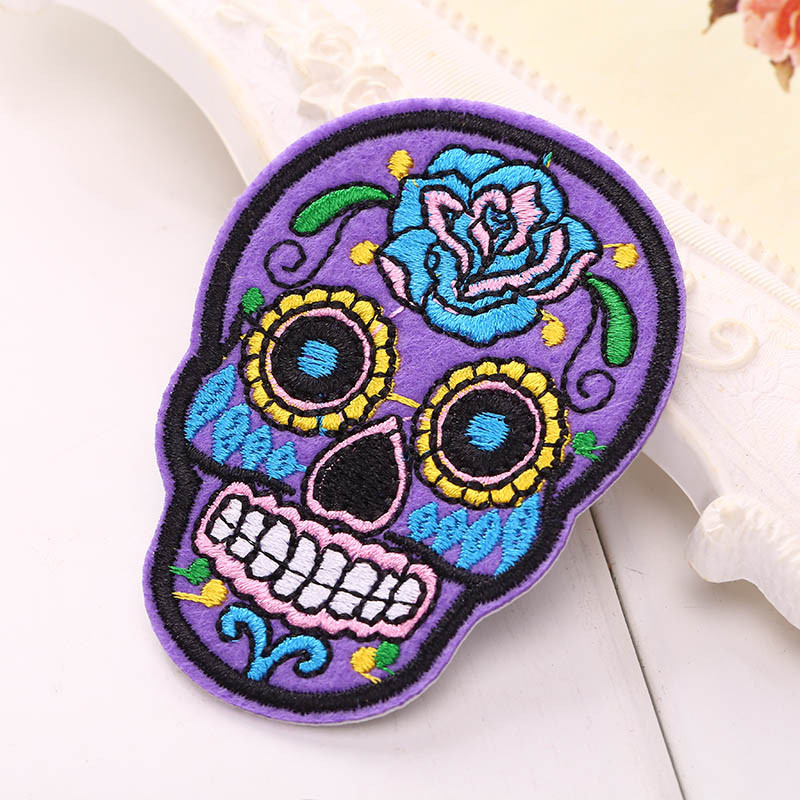 Best ideas about DIY Iron On Patches
. Save or Pin DIY Skull Patch Patch Embroidered Iron Patch Sew Motif Now.