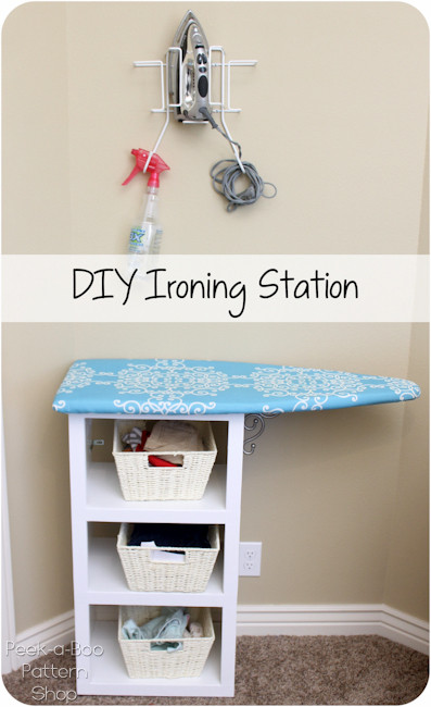 Best ideas about DIY Ironing Board
. Save or Pin DIY Ironing Station Peek a Boo Pages Sew Something Special Now.