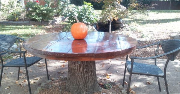 Best ideas about DIY Jackson Tn
. Save or Pin Beautiful wood patio table made from tree stump featured Now.