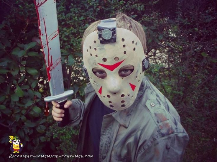 Best ideas about DIY Jason Costume
. Save or Pin Easy Child s DIY Jason Voorhees Costume Now.