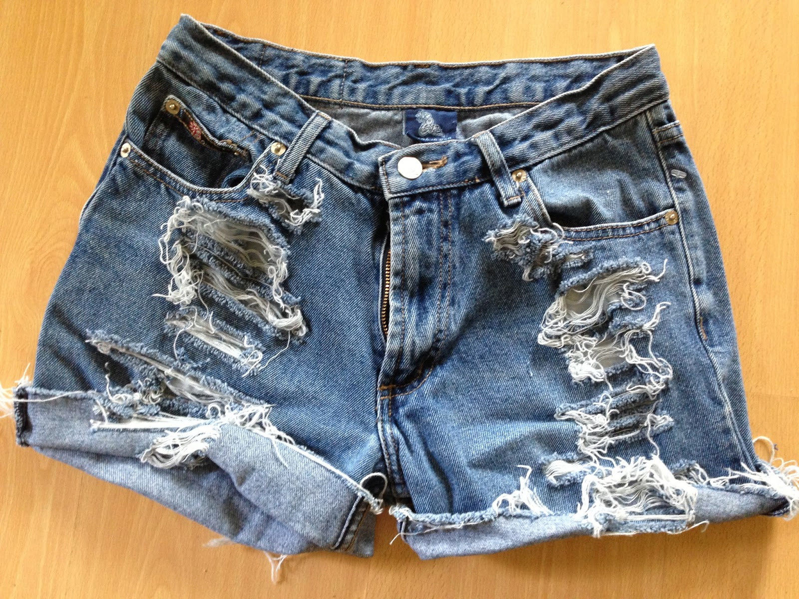 Best ideas about DIY Jean Shorts
. Save or Pin Prudence and Austere DIY Distressed Denim Shorts Now.