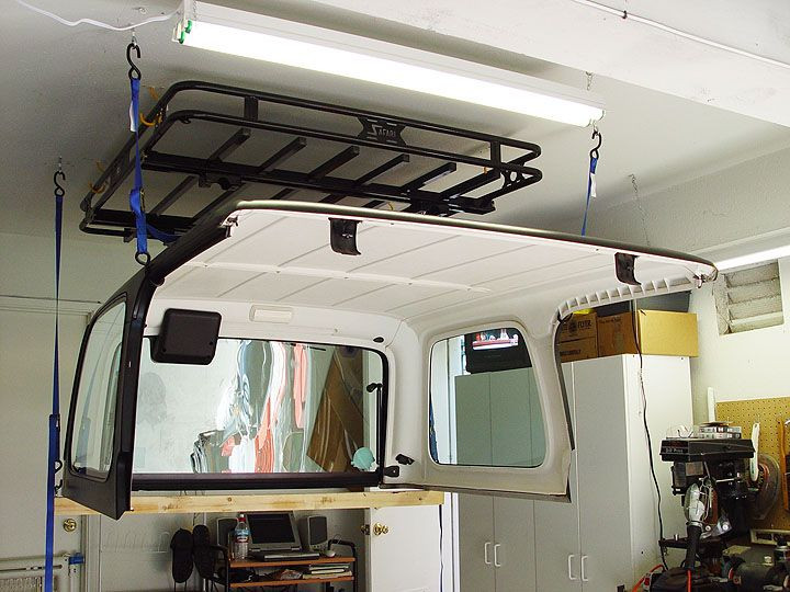Best ideas about DIY Jeep Hardtop Hoist Plans
. Save or Pin Building DIY raised hardtop hanger for storage Now.