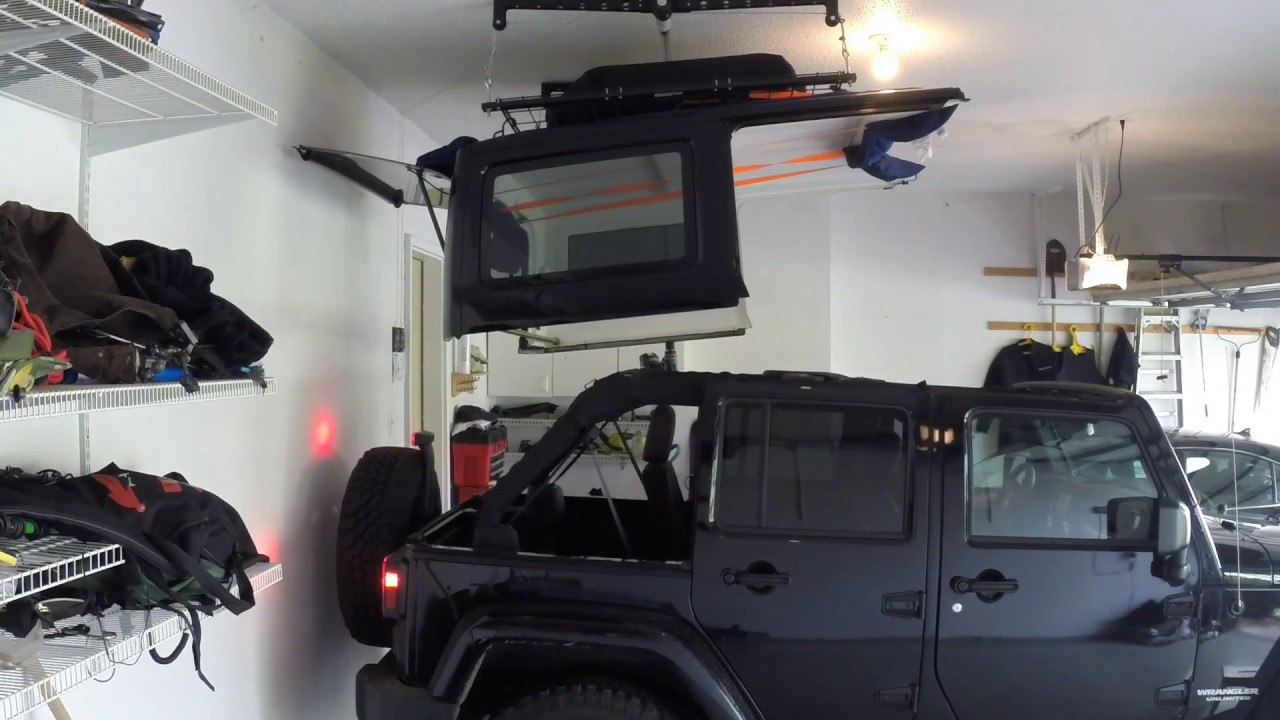 Best ideas about DIY Jeep Top Hoist
. Save or Pin Jeep JK Unlimited Hard Top Installation with Racor Hoist Now.