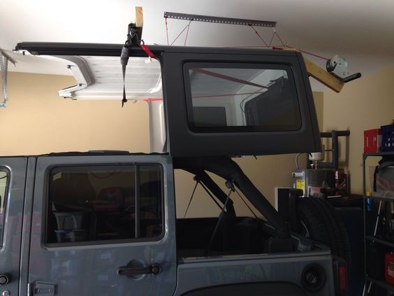 Best ideas about DIY Jeep Top Hoist
. Save or Pin My diy Jeep hard top lift I wanted to put it out there so Now.