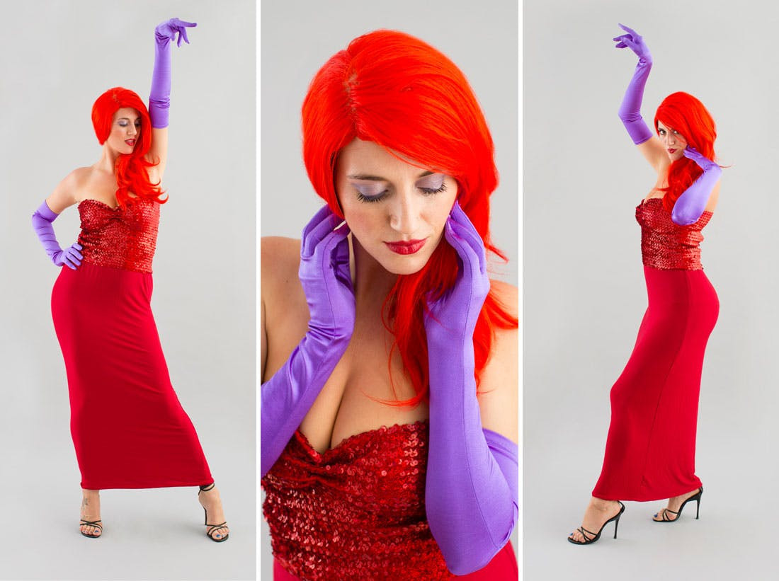 Best ideas about DIY Jessica Rabbit Costume
. Save or Pin How to Turn 1 Maxi Skirt into 4 DIY Costumes Now.