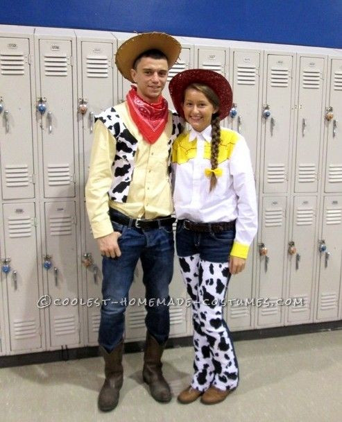 Best ideas about DIY Jessie Costume
. Save or Pin Coolest Jessie and Woody Couple Costume Now.