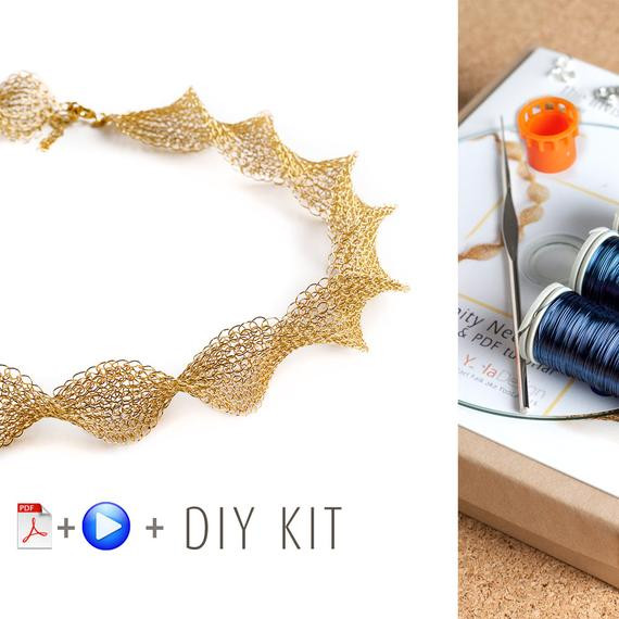 Best ideas about DIY Jewellery Kits
. Save or Pin Infinity Wire Crochet Necklace DIY KIT Now.