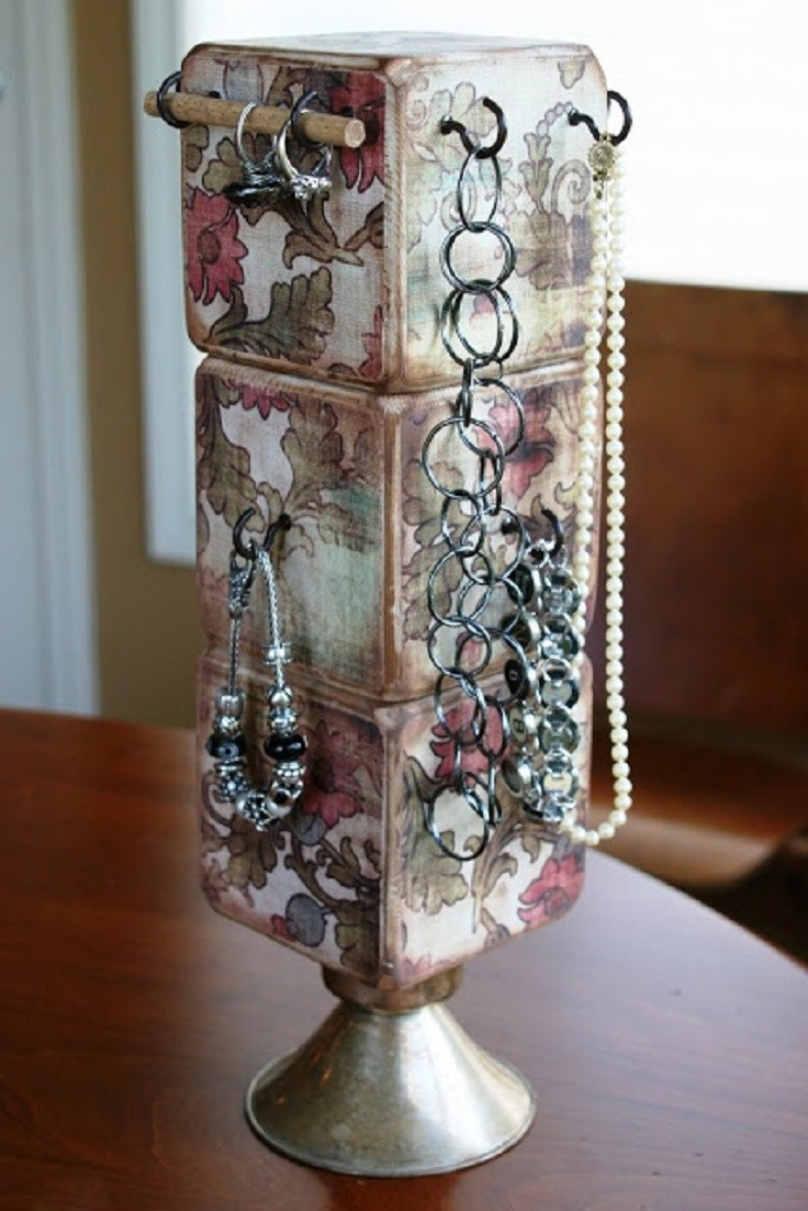 Best ideas about DIY Jewellery Stand
. Save or Pin 7 DIY Fun Jewelry Holders Now.