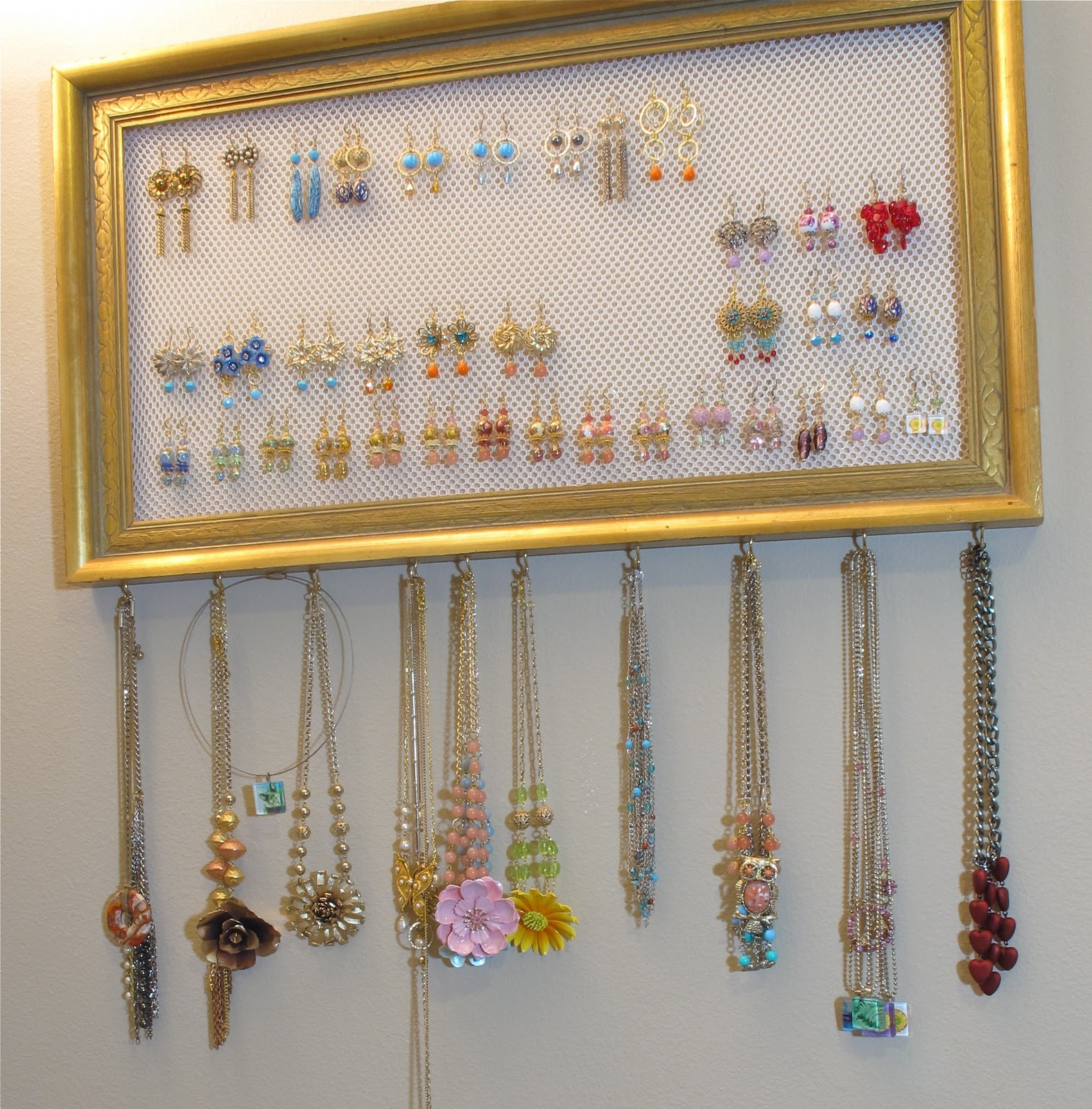 Best ideas about DIY Jewelry Hanger
. Save or Pin BluKatKraft Simple DIY Jewelry Organizer Get Your Now.