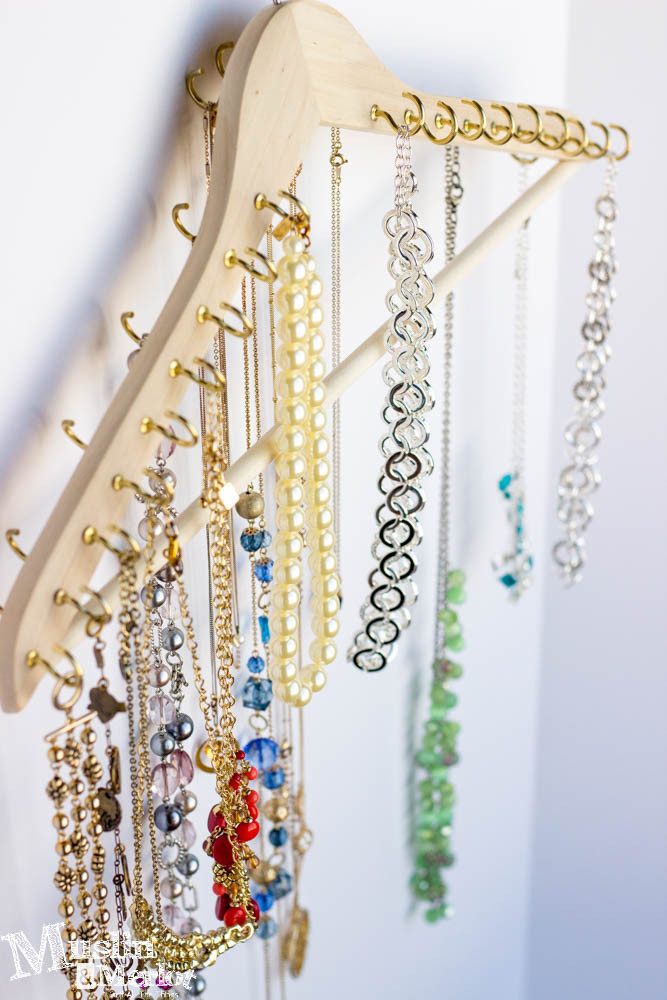 Best ideas about DIY Jewelry Hanger
. Save or Pin DIY Hook Hanger for Jewelry Organization Muslin and Merlot Now.