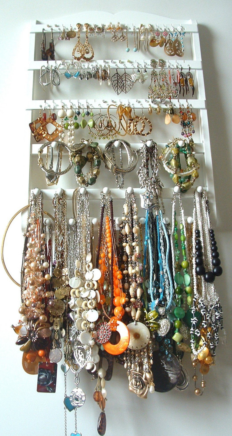 Best ideas about DIY Jewelry Hanger
. Save or Pin PlumbPretty Handmade jewelry wall hangers on Etsy Now.