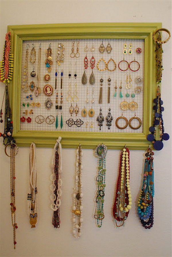Best ideas about DIY Jewelry Organizer
. Save or Pin 25 DIY Ideas & Tutorials for Teenage Girl s Room Now.