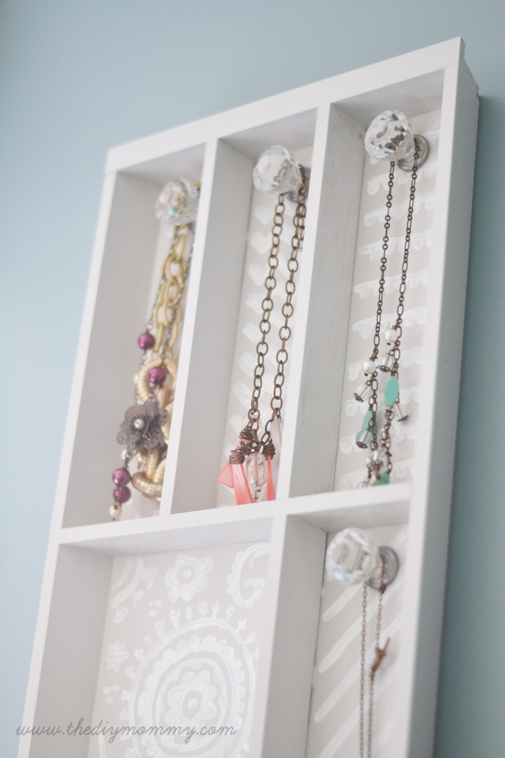 Best ideas about DIY Jewelry Organizer
. Save or Pin Make a Jewelry Holder from a Cutlery Tray Now.