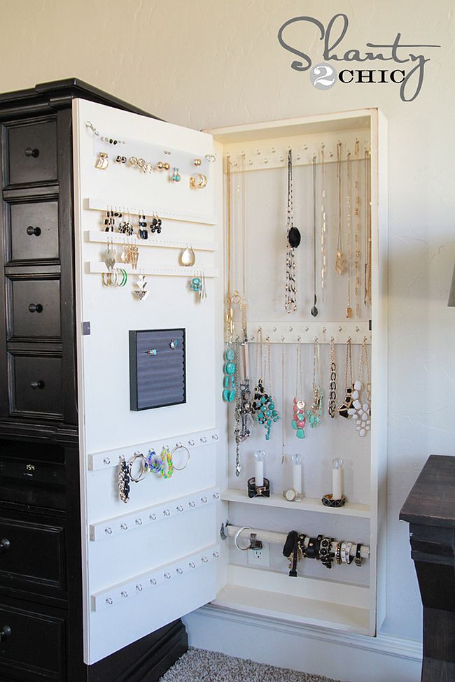 Best ideas about DIY Jewelry Organizer Wall
. Save or Pin 11 Nifty DIY Ways To Organize Your Jewelry Now.