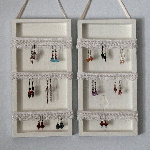 Best ideas about DIY Jewelry Organizer Wall
. Save or Pin 36 Awesome Ideas of DIY Wall Jewelry Organizers Now.