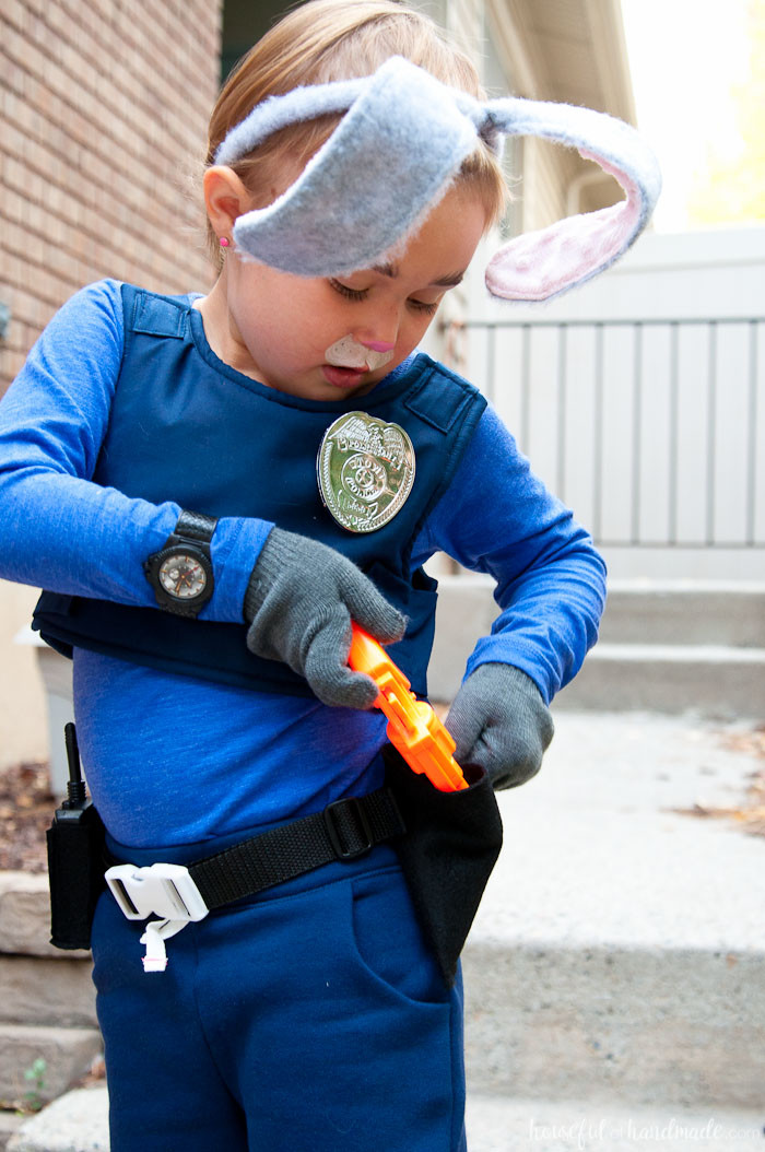 Best ideas about DIY Judy Hopps Costume
. Save or Pin ficer Judy Hopps Halloween Costume a Houseful of Handmade Now.