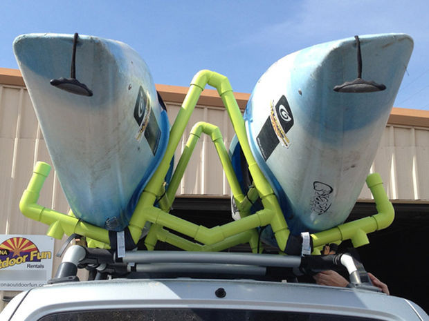 Best ideas about DIY Kayak Roof Rack
. Save or Pin PVC Kayak Roof Rack Carrier Now.