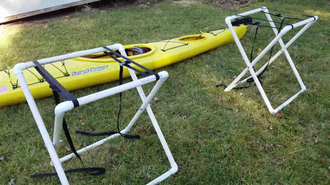 Best ideas about DIY Kayak Stand
. Save or Pin DIY Portable PVC kayak stand Now.