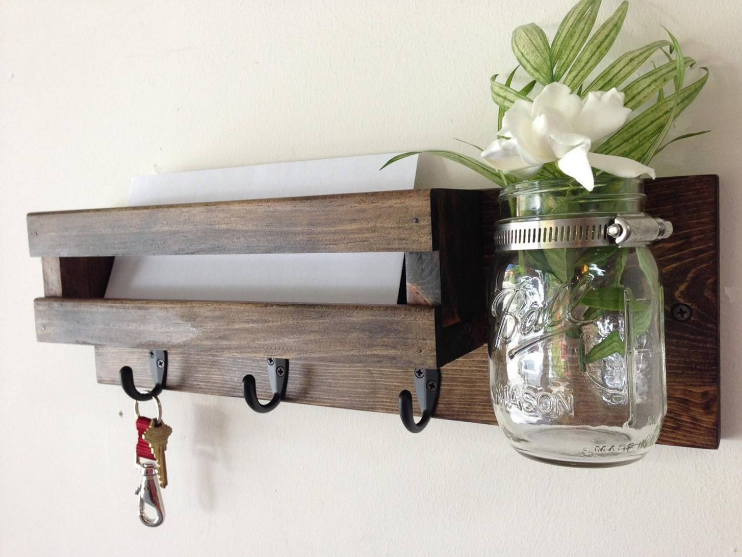 Best ideas about DIY Key Holder For Wall
. Save or Pin 9 Wall Key Holder With Shelf How To Make A Wall DIY Key Now.