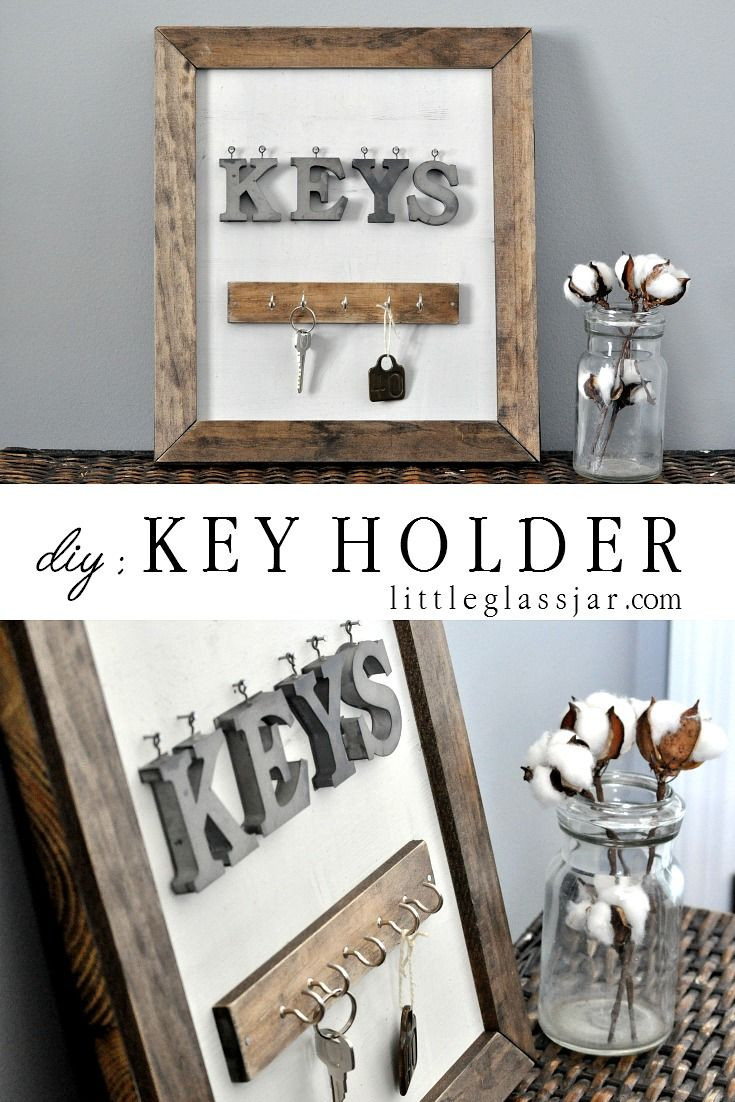 Best ideas about DIY Key Holder For Wall
. Save or Pin 25 best ideas about Diy key holder on Pinterest Now.