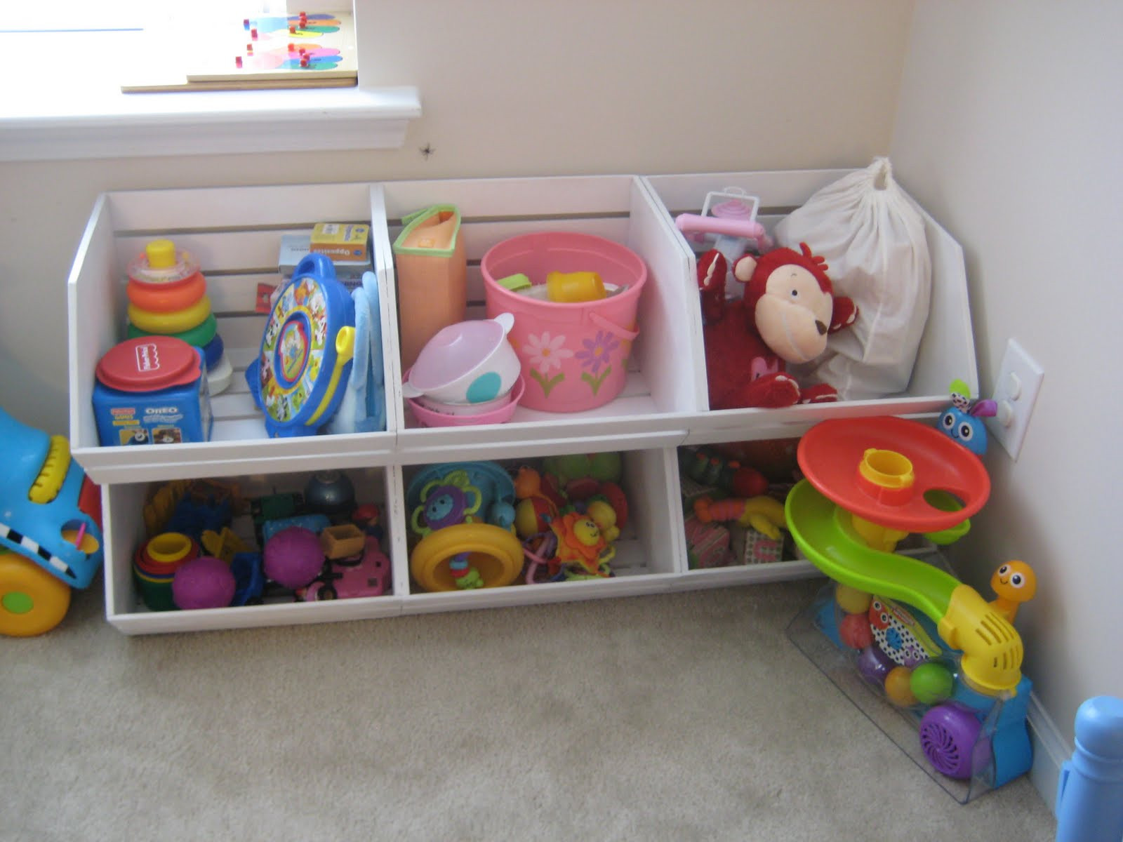 Best ideas about DIY Kid Storage
. Save or Pin leaf and letter handmade pottery barn kids esque toy storage Now.