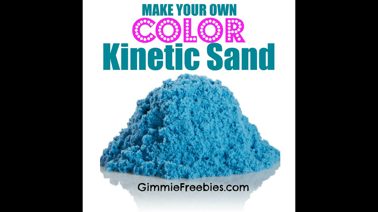 Best ideas about DIY Kinetic Sand
. Save or Pin Make Your Own COLORED Kinetic Sand for 50 cents Now.