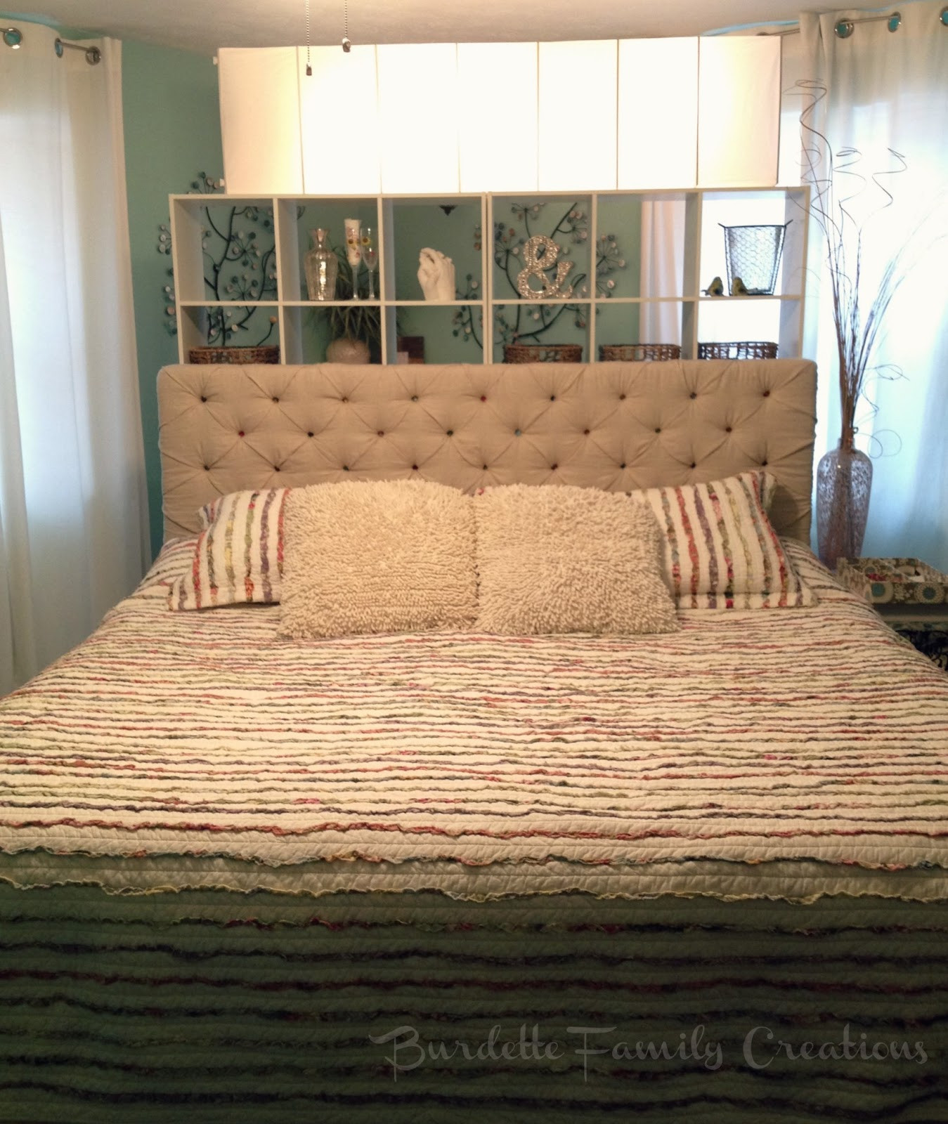 Best ideas about DIY King Headboard
. Save or Pin Burdette Family Creations My DIY Tufted King Headboard Now.