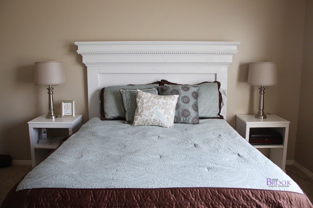 Best ideas about DIY King Headboard
. Save or Pin Mantel Molding Headboard Now.