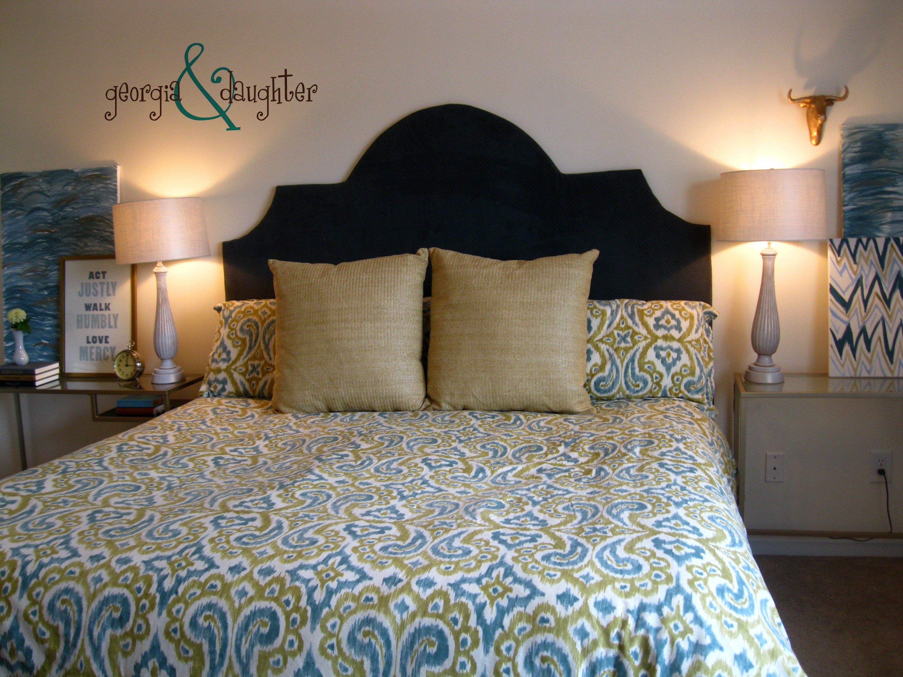 Best ideas about DIY King Headboard
. Save or Pin A Fabulous DIY Upholstered Headboard Now.