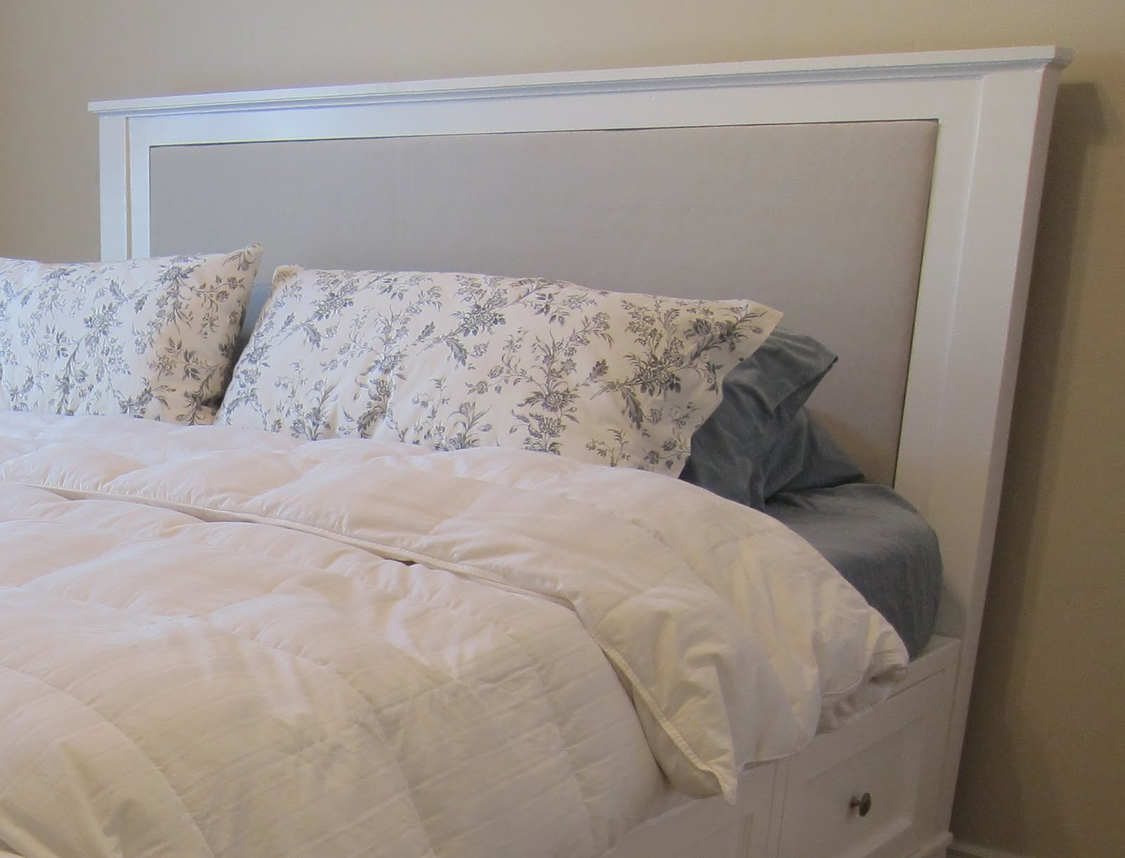 Best ideas about DIY King Headboard
. Save or Pin DIY King Size Bed Frame Part 4 Headboard and Finished Now.
