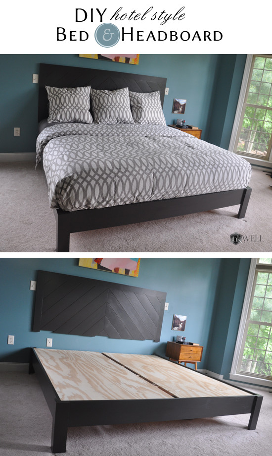 Best ideas about DIY King Platform Bed
. Save or Pin DIY Hotel Style Headboard & Platform Bed in 2019 Now.