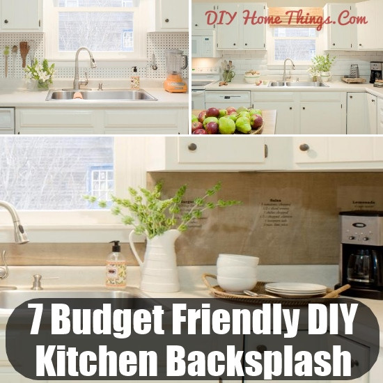 Best ideas about DIY Kitchen Backsplash On A Budget
. Save or Pin Top 7 Bud Friendly DIY Kitchen Backsplash Ideas Now.