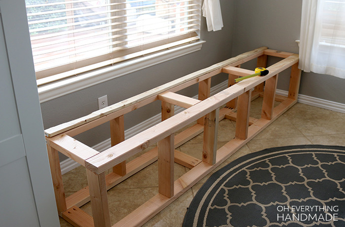 Best ideas about DIY Kitchen Bench Seat
. Save or Pin How to build a Kitchen Nook Bench Oh Everything Handmade Now.