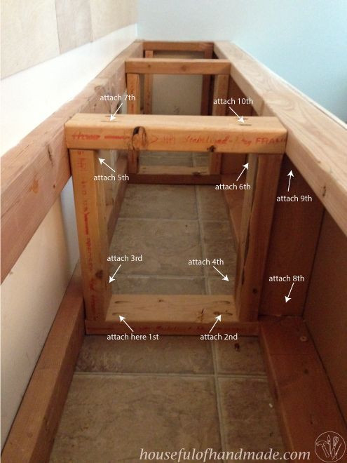Best ideas about DIY Kitchen Bench Seat
. Save or Pin Dining Room Built in Bench With Storage Now.