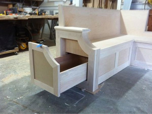 Best ideas about DIY Kitchen Bench Seat
. Save or Pin 15 Creative DIY Storage Benches Hative Now.