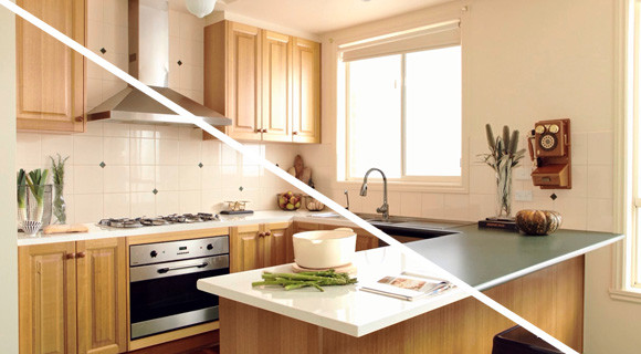 Best ideas about DIY Kitchen Benchtop
. Save or Pin Kitchen Designs & Flat Pack Renovations Now.