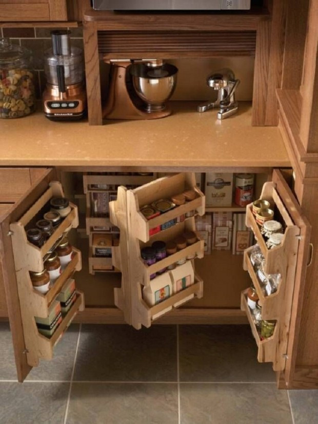 Best ideas about DIY Kitchen Cabinet Organizers
. Save or Pin 18 Amazing DIY Storage Ideas for Perfect Kitchen Now.