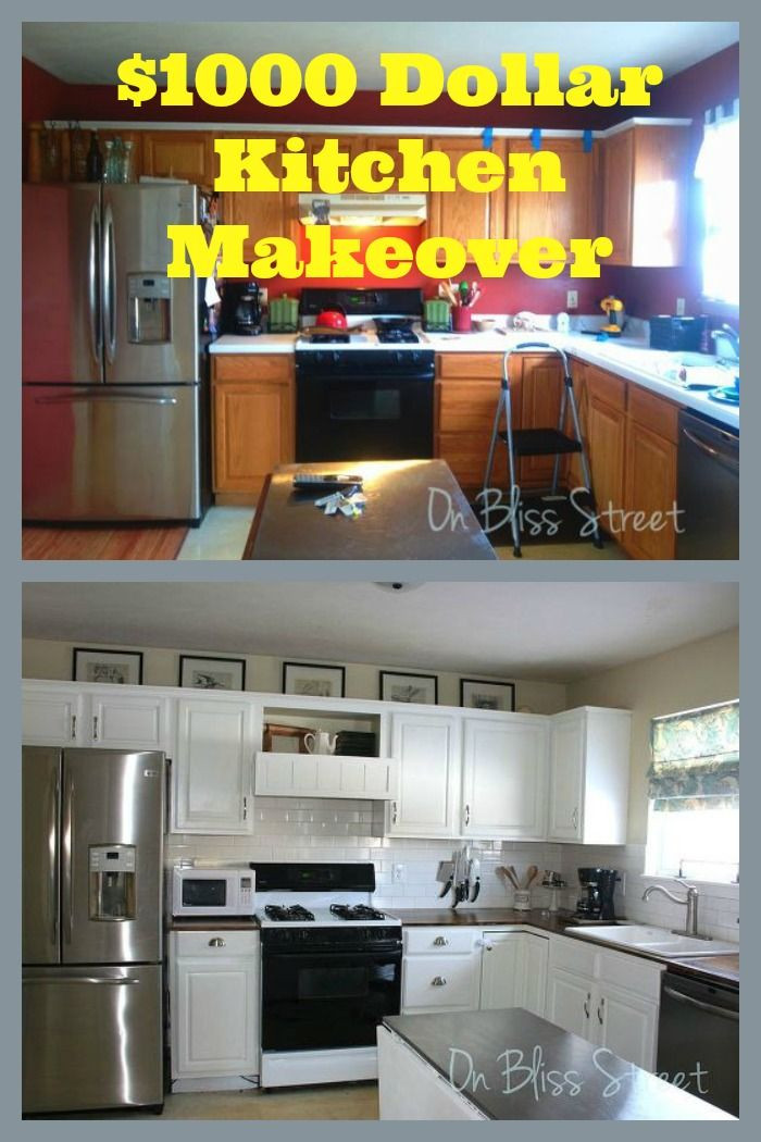 Best ideas about DIY Kitchen Cabinet Remodel
. Save or Pin Awesome Kitchen Transformation for Under $1000 Now.