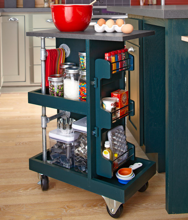 Best ideas about DIY Kitchen Carts
. Save or Pin Make a Kitchen Storage Cart Now.