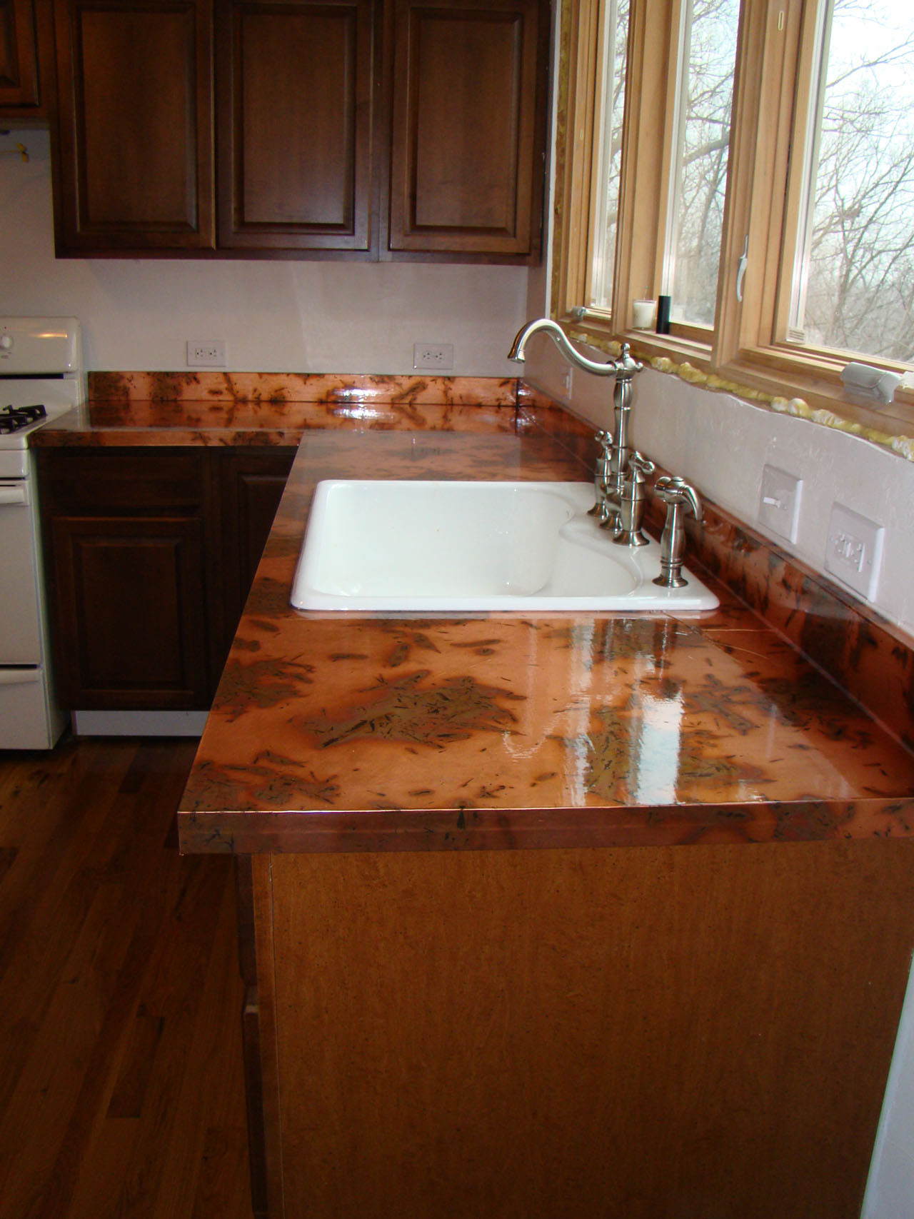 Best ideas about DIY Kitchen Counter
. Save or Pin The kitchen and DIY Copper Countertops Now.