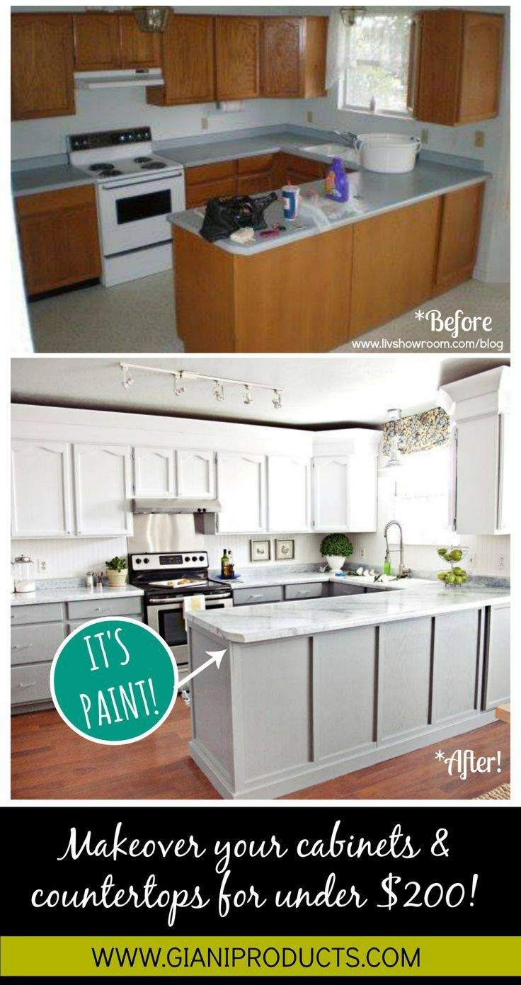 Best ideas about DIY Kitchen Countertops On A Budget
. Save or Pin Kitchen update on a bud Paint that looks like granite Now.